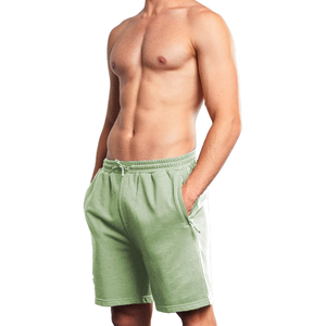 Shorts en molleton 100% coton pour homme, prix bas, style uni, nouvelle mode, sport, personnalisés, décontractés, pour un confort quotidien. - Product Image 5