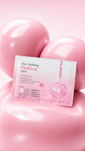 Masque en tissu hydratant Pinktox pour les pores, sérum facial en patch pour une hydratation profonde et un confort cutané - Product Image 6