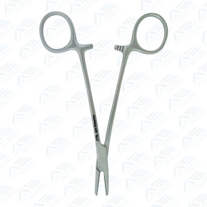 Instruments chirurgicaux droits lisses en acier inoxydable Porte-aiguille marron Porte-aiguille marron Acier inoxydable de haute qualité - Product Image 2
