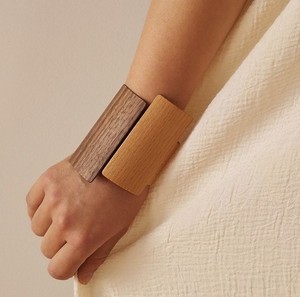 Modern Rustic Wooden Bangle <b>Bracelet</b> for Women Vintage Daily Wear Party Festive Premium Finished Fashion Jewelry Hand Cuff - Product Image 1