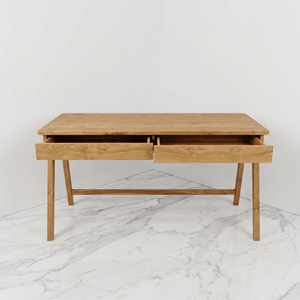 Table console en bois massif, design scandinave robuste, fournisseur direct d'usine, import en gros, meubles d'entrée - Product Image 4