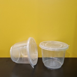 2026 New promotion Factory 500/600/700ml Plastic PP Disposable Dessert <b>Container</b> Round <b>Clear</b> Bowl Cup Fruit Boxes with Lid - Product Image 2