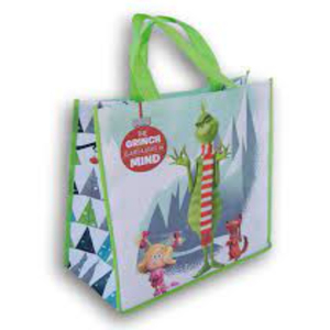 Sac fourre-tout de Noël personnalisé de qualité supérieure Article en soie personnalisé Style motif lettre Promotion Aus - Product Image 1