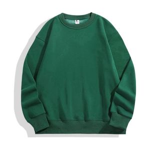 เสื้อสเวตเชิ้ตผู้ชายทรงหลวม คอวี ผ้าฝ้ายฟลีซพรีเมียม แฟชั่นทันสมัย - Product Image 3