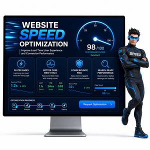 Optimización de la Velocidad del Sitio Web para Empresas: Mejora del Tiempo de Carga, Experiencia del Usuario, Preparación para la Búsqueda y Rendimiento de Conversión - Product Image 1