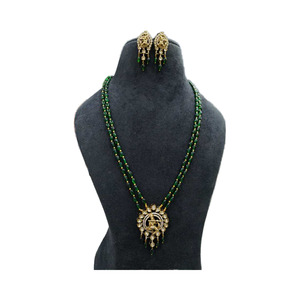 Krishna Pandent fabricante indio de AD latón COLLAR COLGANTE conjunto hebra para la ropa de fiesta de boda de las mujeres - Product Image 1