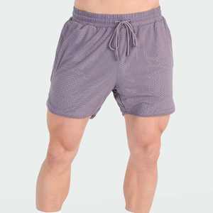 Shorts de sport respirants en polyester de haute qualité pour hommes, avec logo personnalisé, pour le basketball, avec poches, pour l'été. - Product Image 3