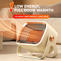 Chauffage Électrique PTC 1200W Économe en Énergie à Chauffage Rapide, Contrôle de Température, Double Installation Murale et sur Table, Chauffage d'Espace, Cadeau d'Hiver