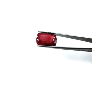 Rubis naturel de Bangkok 23,10 carats, taille coussin longue, pierre précieuse de rubis naturel facetté pour la fabrication de bijoux, prêt à l'emploi - Product Image 3