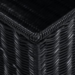 Panier de rangement en fil métallique de qualité supérieure avec poignées en bois pour le rangement du linge - Product Image 2