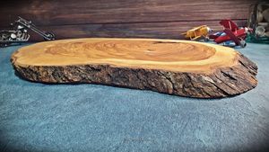 Planches à découper rectangulaires en bois d'acacia avec poignée en bois, écologiques, lavables au lave-vaisselle, emballage individuel - Product Image 2