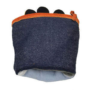 Heat Resistant for men and women <b>Fireplace</b> Working Gloves Fire Pits Grilling Welding Full Palm Cowhide Leather Anti-Vibration - Product Image 4