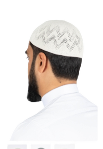 Gorro de Oración Islámico Unisex de Primera Calidad, Elegante Kufiya, 100% Algodón, Transpirable, para Todas las Estaciones, Apto para la Playa - Product Image 6