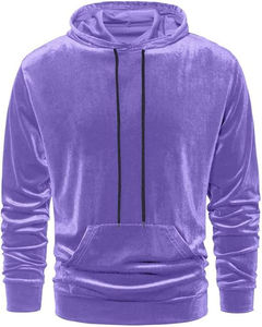 Ensemble de survêtement en velours doux de qualité supérieure pour homme, veste à capuche et pantalon de jogging, ensemble deux pièces respirant en velours moderne, vente en gros - Product Image 5