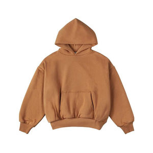 Custom <b>Men</b> Hoodie Heavyweight Fleece Oversized Boxy Streetwear <b>Pullover</b> Sweatshirt Custom Logo Wholesale - Product Image 4