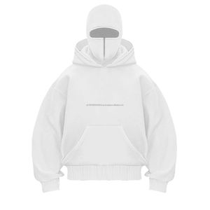 Sweat à capuche lourd personnalisé pour homme, cagoule de haute qualité avec impression numérique, sweat à capuche masqué pour l'hiver 2026 - Product Image 2