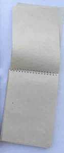 High Quality Handmade Recycled Hemp Fiber Paper Printed Cover Natural Color <b>Spiral</b> <b>Notebook</b> - Product Image 3