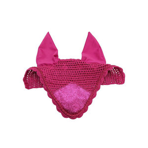 ผ้าปิดตาสำหรับม้าแบบตาข่ายพร้อมหูหนังสำหรับฝึกซ้อมและแข่งขัน - Product Image 2