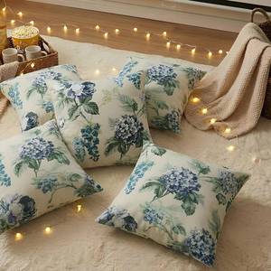 Soft Cotton Fabric Cushion Cover with Beautiful Unique Patterns, Modern Decorative Designs, Premium Home Decor <b>Pillow</b> Cover - Product Image 5