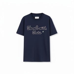 เสื้อยืดแขนสั้นผู้ชาย ผ้าฝ้ายผสมโพลีเอสเตอร์ ทรงปกติ พิมพ์ลายเรียบ ระบายอากาศได้ดี เป็นมิตรกับสิ่งแวดล้อม แห้งเร็ว น้ำหนัก 220 กรัม - Product Image 4