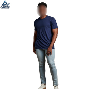 Camisetas Deportivas de Manga Corta de Algodón de Alta Calidad, Servicio OEM, Último Estilo, con Tecnología de Absorción de Humedad para Gimnasio - Product Image 2