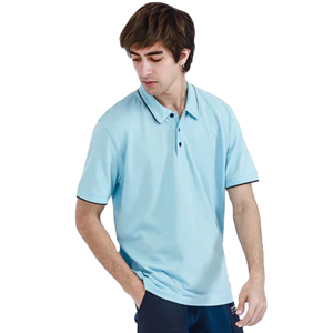 Camiseta Premium de Manga Corta para Hombre, Bordada, Transpirable, de Algodón/Fibra de Bambú, Talla Grande, Color Sólido, Jersey Casual de Punto - Product Image 5