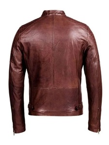 Chaqueta Café Racer para Hombre con Estilo Desgastado - Product Image 2