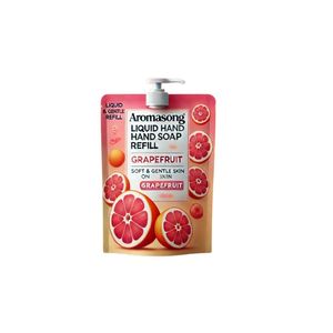Recharge de savon liquide pour les mains, parfum pamplemousse rafraîchissant, marque distributeur, 8 oz, écologique, logo personnalisé USA, sel minéral blanchissant - Product Image 1
