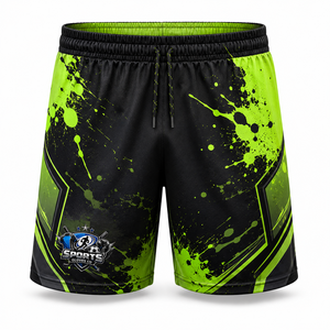 Pantalones Cortos de Fútbol de Alta Calidad, Rendimiento Premium, Poliéster, Malla Transpirable, Elásticos, Calidad Profesional para Partidos - Product Image 1