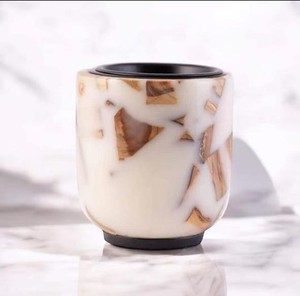 Handmade wooden bakhoor burner Resin inlay aromatic <b>diffuser</b> Mubakhar burner with resin fragrance <b>diffuser</b> All-season - Product Image 1