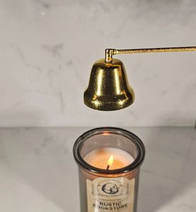 ที่ดับเทียนทองแดงพร้อมดีไซน์ระฆัง ทนทาน ใช้ในพิธีทางศาสนา - Product Image 3