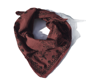 Pañuelo para el Cabello con Estampado a Mano, Estilo Boho, para Niñas y Mujeres, Pañuelo Personalizado al por Mayor para Eventos, Regalo, Pañuelo Cuadrado con Estampado Vintage - Product Image 3