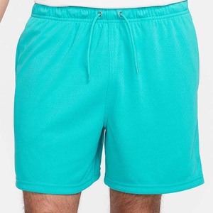 Shorts Bermuda Homme Turquoise Taille Mi-Haute Uni avec Cordon de Serrage, Respirant, Tricoté, Décontracté, pour l'Entraînement - Product Image 5