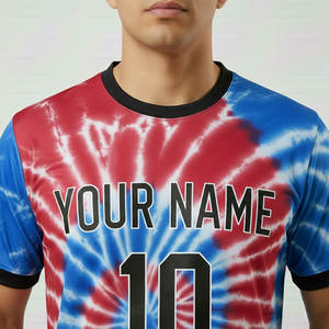 Uniformes de Fútbol Completos, Estampados a Rayas, Transpirables, de Secado Rápido, con Nombre de Equipo Personalizado, Manga Corta, Mezcla de Poliéster, Unisex para Adultos - Product Image 5