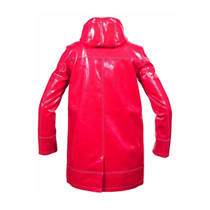Chaqueta Impermeable de PVC para Hombre, Estilo Urbano, para Trabajo, Lluvia y Exteriores, Largo Regular, Resistente a Tormentas, para Invierno - Product Image 2