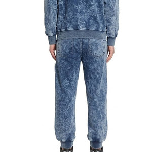 ชุดวอร์มผู้ชายแบบย้อมสีเอซิด พร้อมเสื้อสเวตเชิ้ตและกางเกงขายาว ผ้าเนื้อนุ่ม ใส่สบาย เหมาะสำหรับใส่ในชีวิตประจำวันและสไตล์ลำลอง - Product Image 6