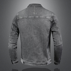 Fournisseurs de vêtements en denim de haute qualité, fabricants de vestes en tissu de coton, lavage pigmenté, OEM personnalisé pour hommes - Product Image 3