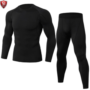 Ensemble Rash Guard Respirant et Écologique à Compression, Manches Longues, Imprimé, Combinaison MMA, Tenue d'Entraînement de Grappling pour la Gym - Product Image 4