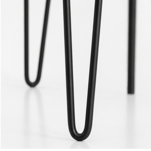 ARTERRA Luxury Teak Slice Modern <b>Nesting</b> Coffee <b>Table</b> <b>Metal</b> Hairpin Legs Eco-Friendly Decorative Handmade Durable Home Furniture - Product Image 5