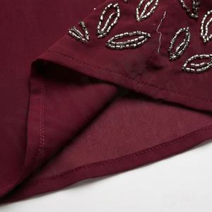 2025 OEM Kimono Outwear Abaya High Stretch Soft Thicker Polyester Fabric Muslim Women V Neck Long Sleeve Party Ramadan Wedding - Product Image 6