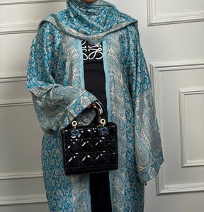 Túnica holgada estilo Kaftan Abaya de Dubái, hecha a mano, larga hasta el suelo, de manga larga, tela suave y transpirable, corte holgado, informal, para fiestas. - Product Image 1