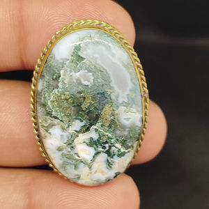 Colgante de ágata natural al por mayor con bisel ranurado para collar, dijes de howlite - Product Image 1