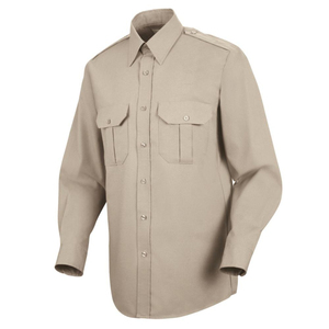 Uniforme de sécurité pour hommes à manches longues en polyester et coton pour l'été - Product Image 3