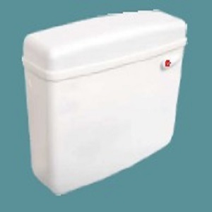 Cisterna de Inodoro Moderna de Plástico Irrompible, Pura, Virgen, Libre de Gérmenes, con Botón de Descarga Alta, Fácil Instalación, Capacidad de 10 Litros, Doble Descarga - Product Image 5