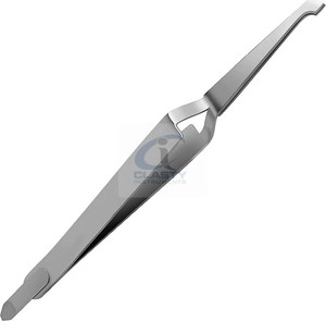 Pinces chirurgicales en acier inoxydable de 5 pouces, instrument manuel de chirurgie générale, certifié CE Classe I - Product Image 3