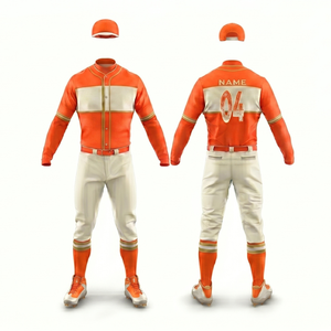 Uniforme de baseball 100% polyester, tissu respirant, léger, coupe confortable, uniforme de baseball unisexe, idéal pour les vêtements de sport - Product Image 1