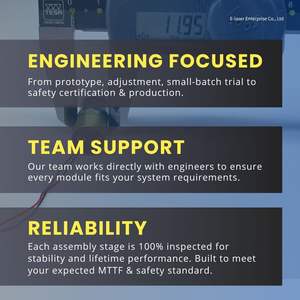 Módulo de diodo láser de doble punto personalizable Ir & Green 2 en 1 carcasa coaxial 850Nm 520Nm para enfoque corto - Product Image 6
