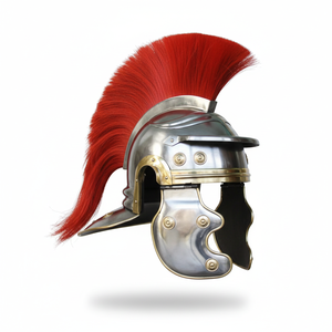 Casco Templario Medieval de Caballero Cruzado, Casco de Armadura Templaria, Decoración Antigua de Metal y Acero para el Hogar y la Oficina - Product Image 1