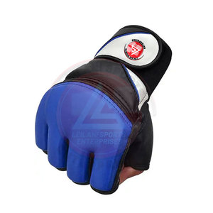 ถุงมือ MMA หนังสีตัดกัน โลโก้สั่งทำได้ ซับเหงื่อได้ดี บรรจุภัณฑ์ปรับแต่งได้ คุณภาพสูง สำหรับศิลปะการต่อสู้กลางแจ้ง - Product Image 4