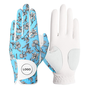 Gants de golf personnalisables en cuir Cabretta véritable blanc pour hommes adultes, accessoires de sport résistants à la pluie, design personnalisé durable - Product Image 5